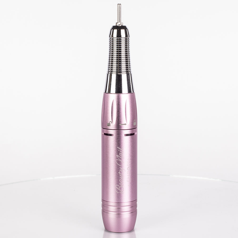 Juego de limas de uñas de belleza profesional Emporia con cabezales intercambiables - Rosa