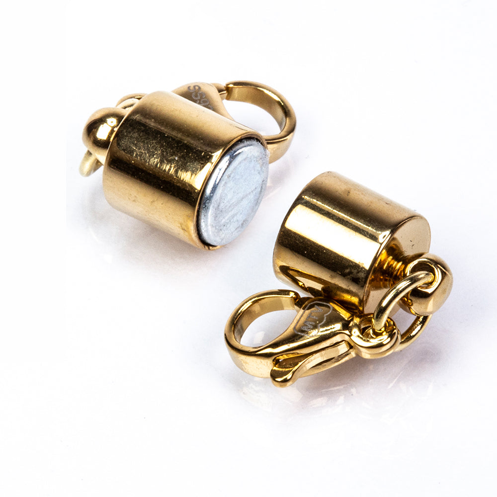 Cerradura magnética de plata chapada en oro amarillo