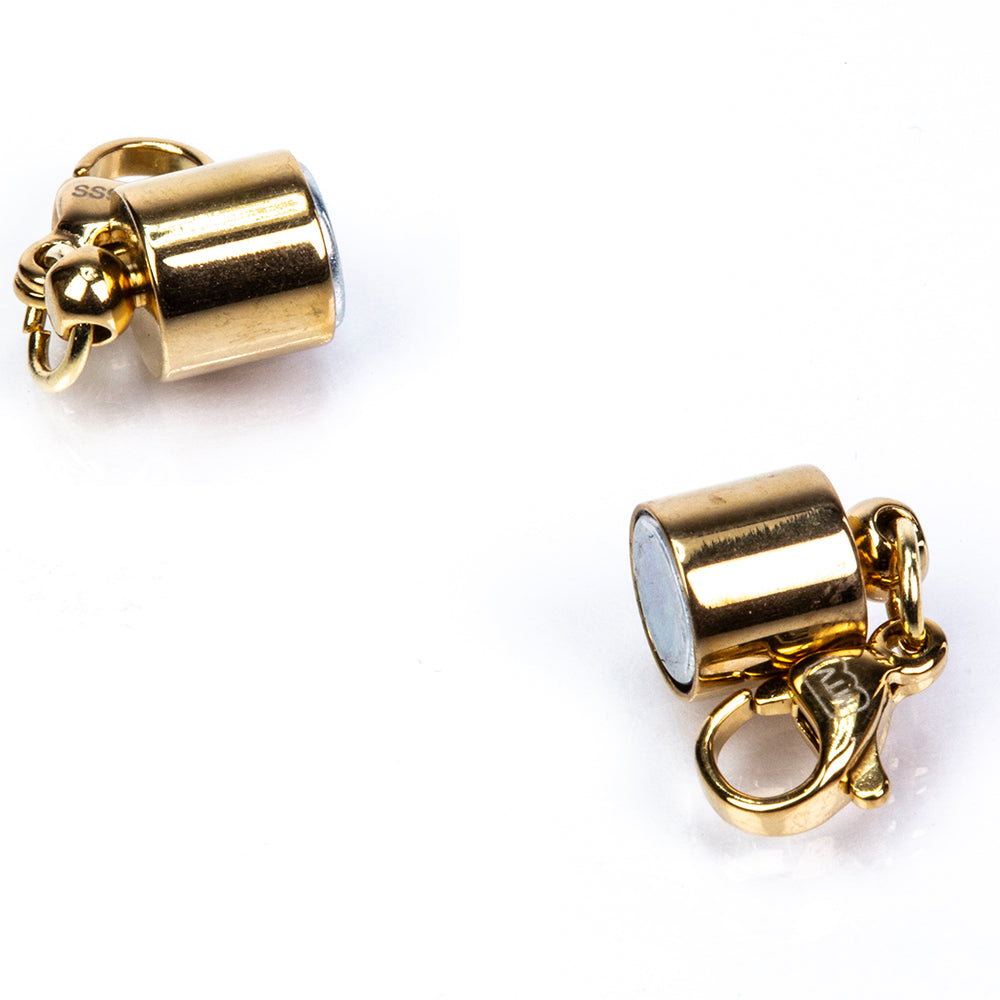 Cerradura magnética de plata chapada en oro amarillo