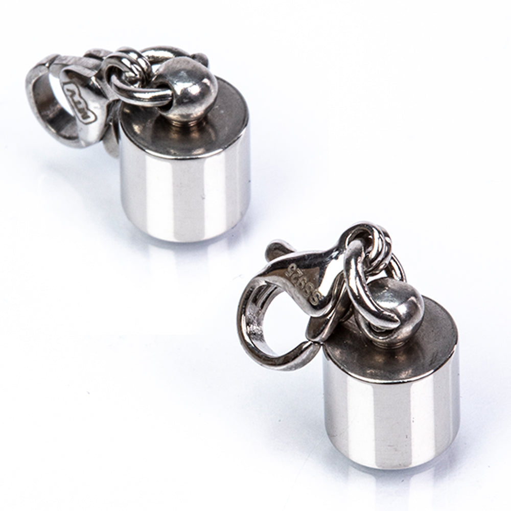 Cerradura magnética de plata esterlina