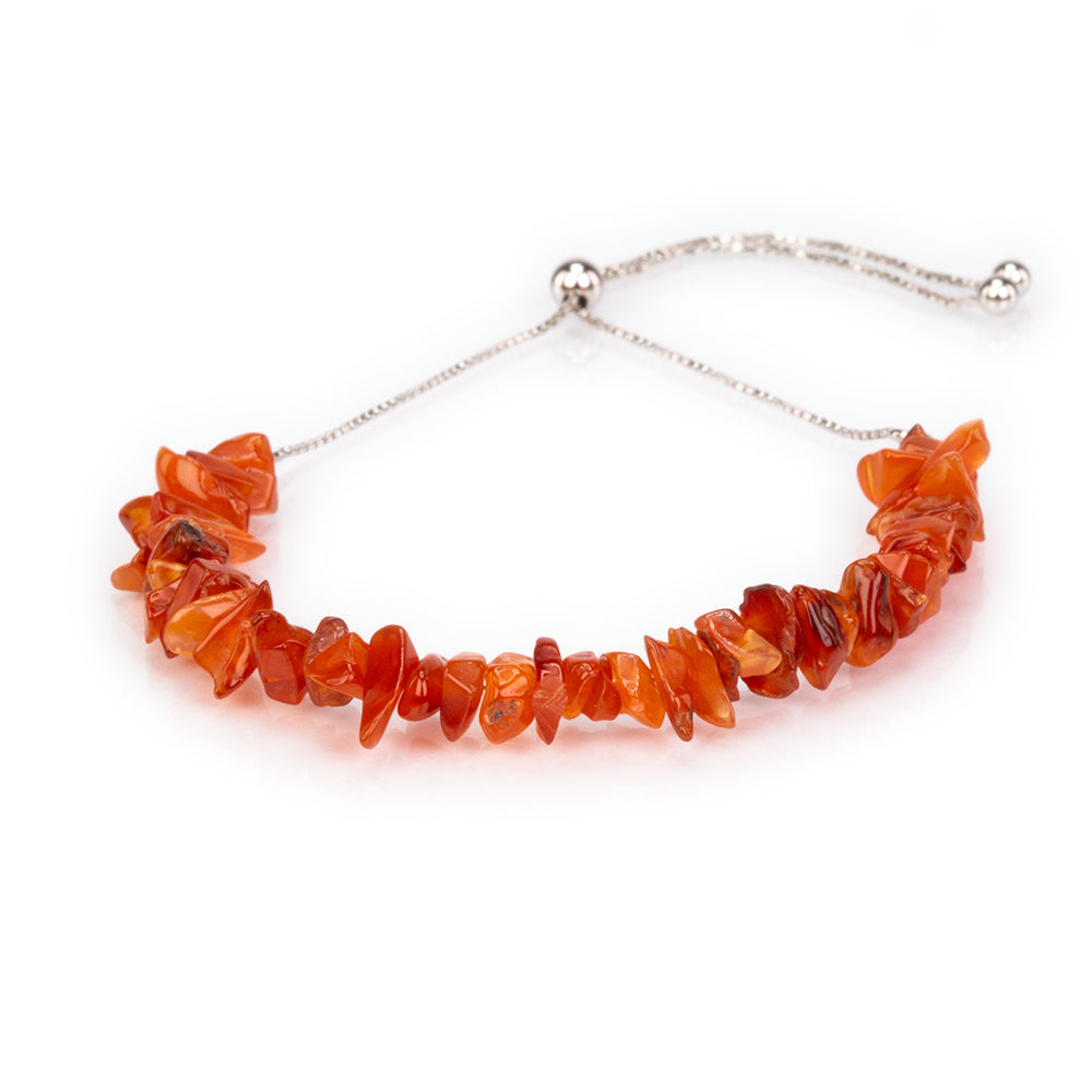 Pulsera de Plata con Cornalina 1
