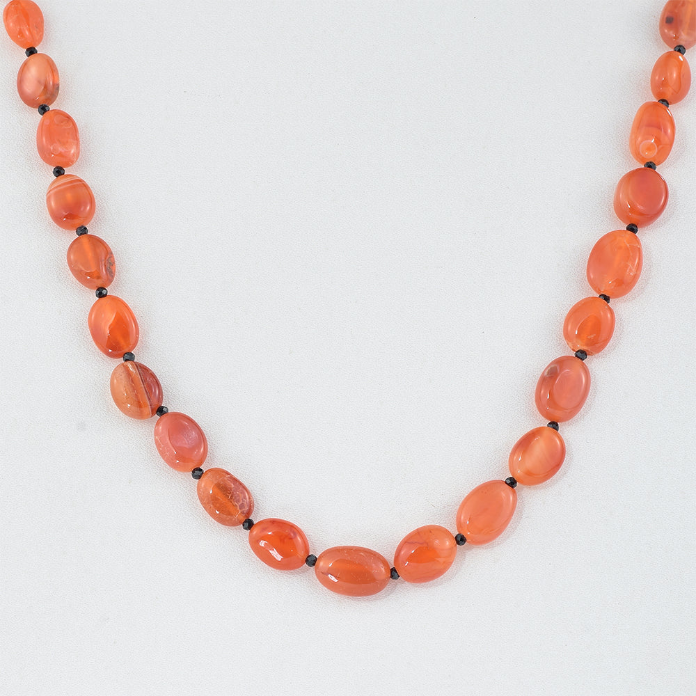 Collar Pepita con Cornalina y Espinela Negra 2