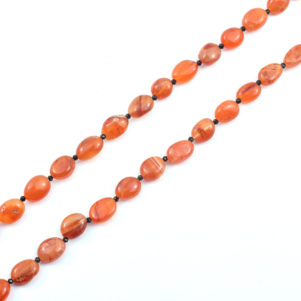 Collar Pepita con Cornalina y Espinela Negra 5