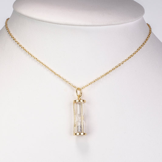 Collar de Aleación Bañado en Oro con Tanzanita