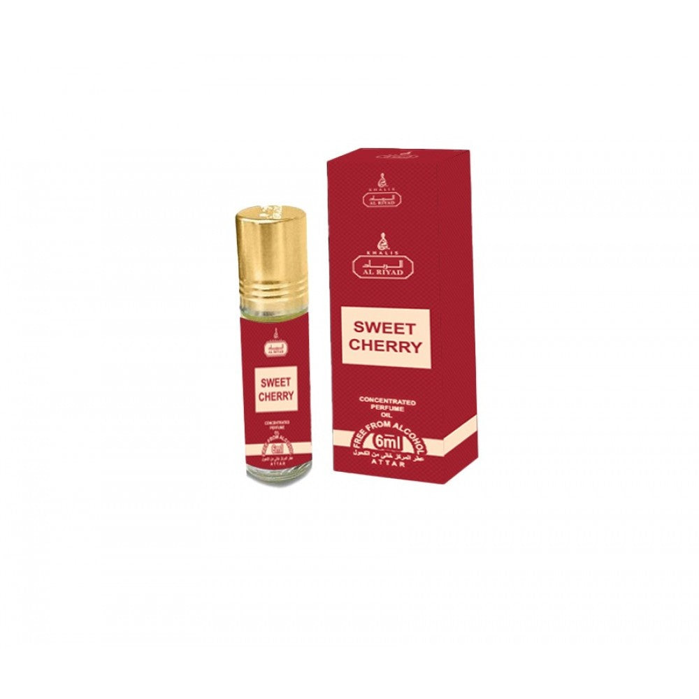 " Sweet Cherry"( Al Riyad ) perfume en aceite de 6 ml, fragancia floral afrutada unisex