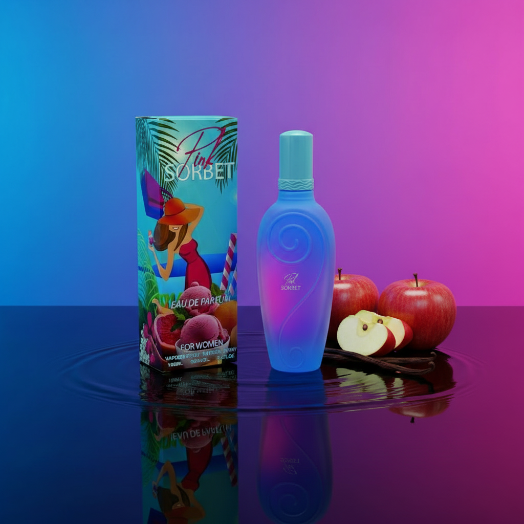 EDP 100 ml “Pink Sorbet” – fragancia frutal-floral