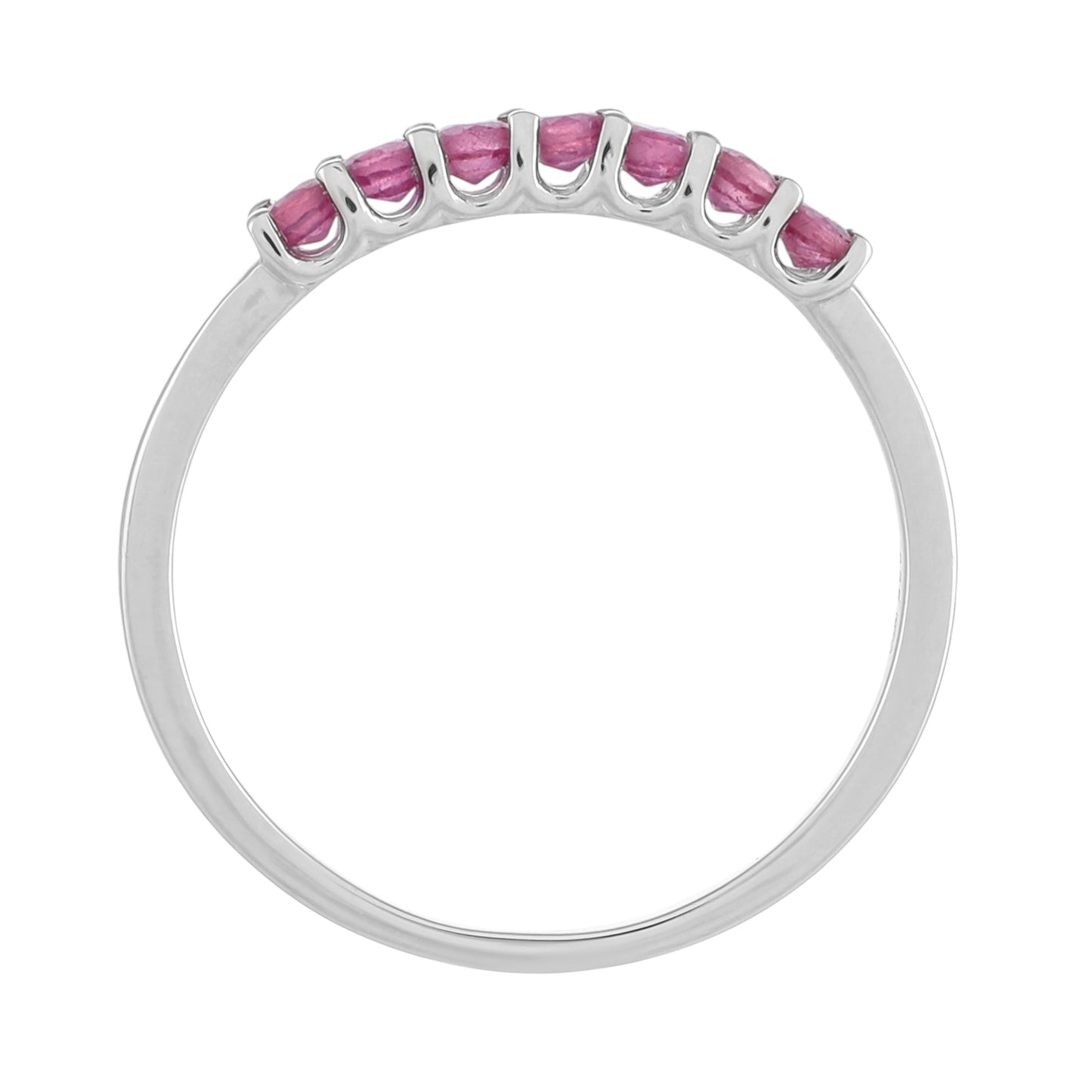 Anillo de Plata con Rubí de Tailandia