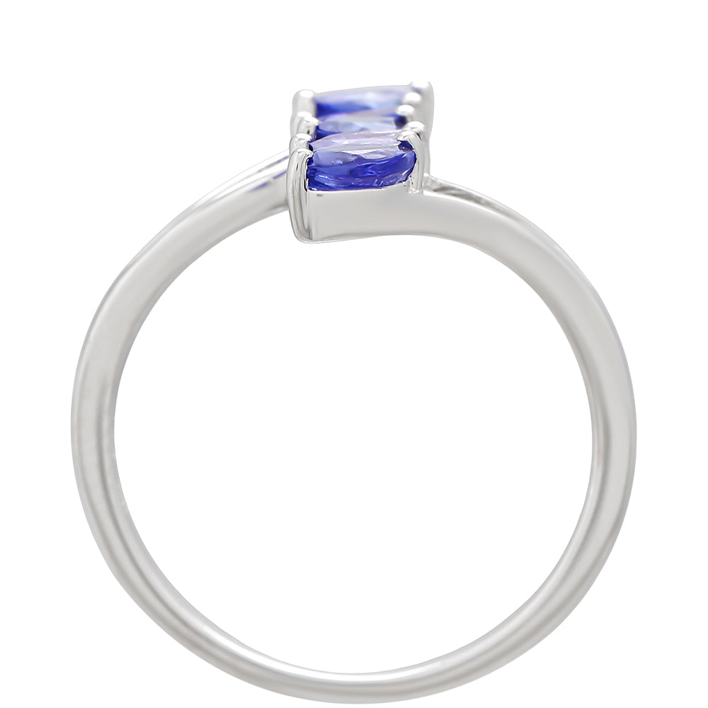 Anillo de Plata con Tanzanita AAA