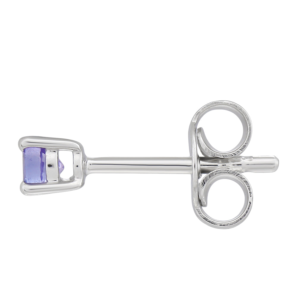 Pendientes de Plata con Tanzanita AAA