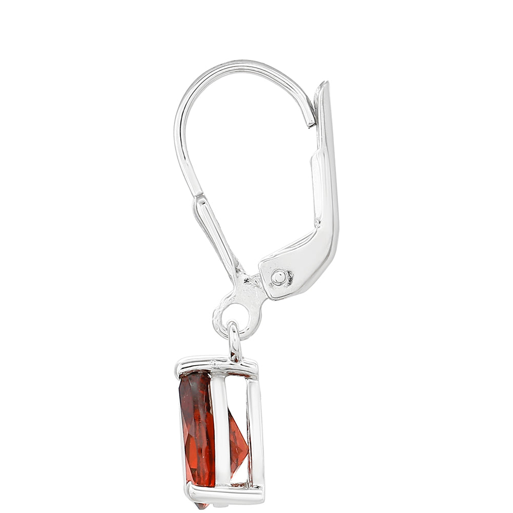 Pendientes de Plata con Granate