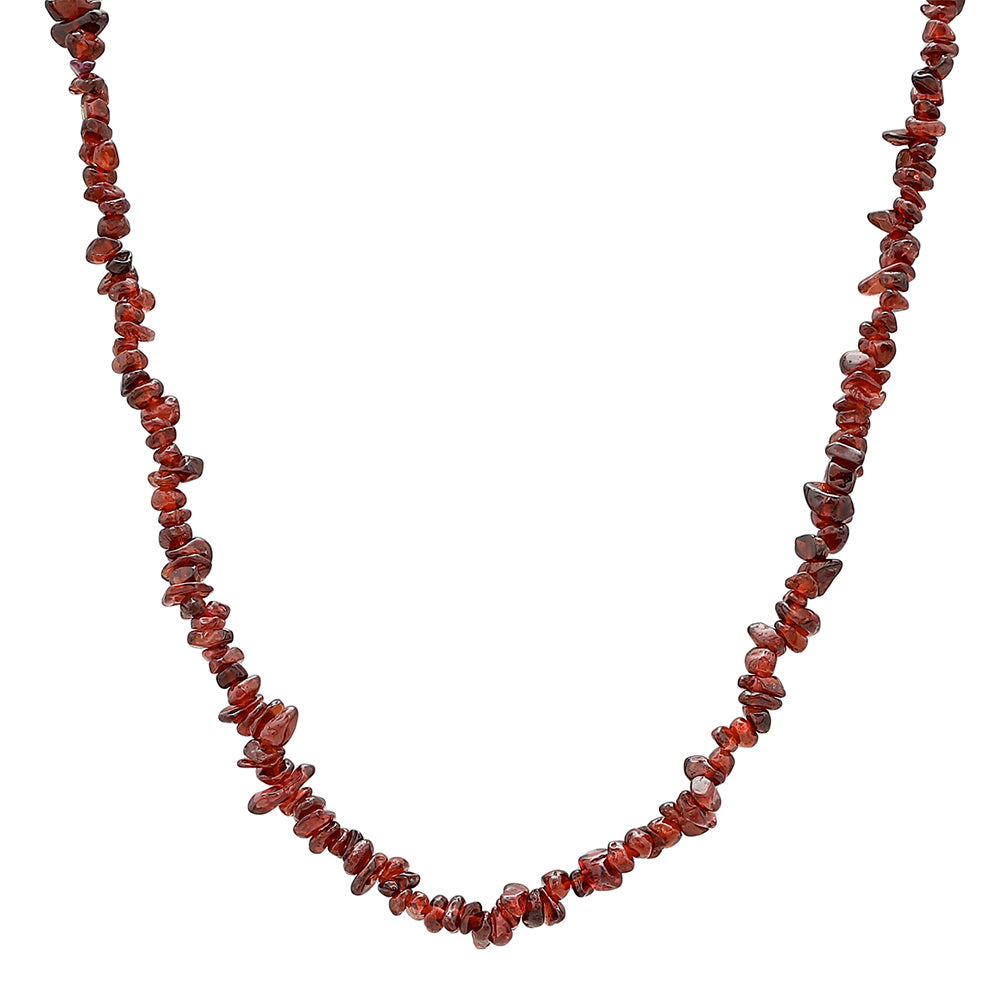 Collar de Plata con Granate