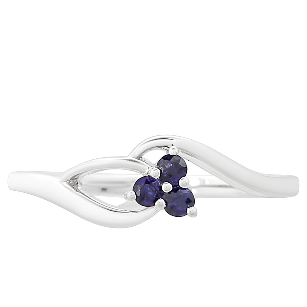 Anillo de Plata con Zafiro de Tailandia