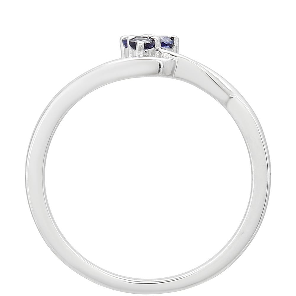 Anillo de Plata con Zafiro de Tailandia