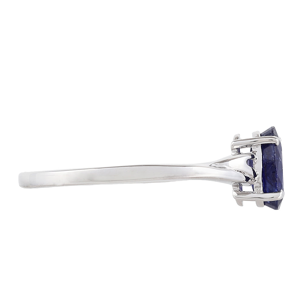 Anillo de Plata con Zafiro de Tailandia