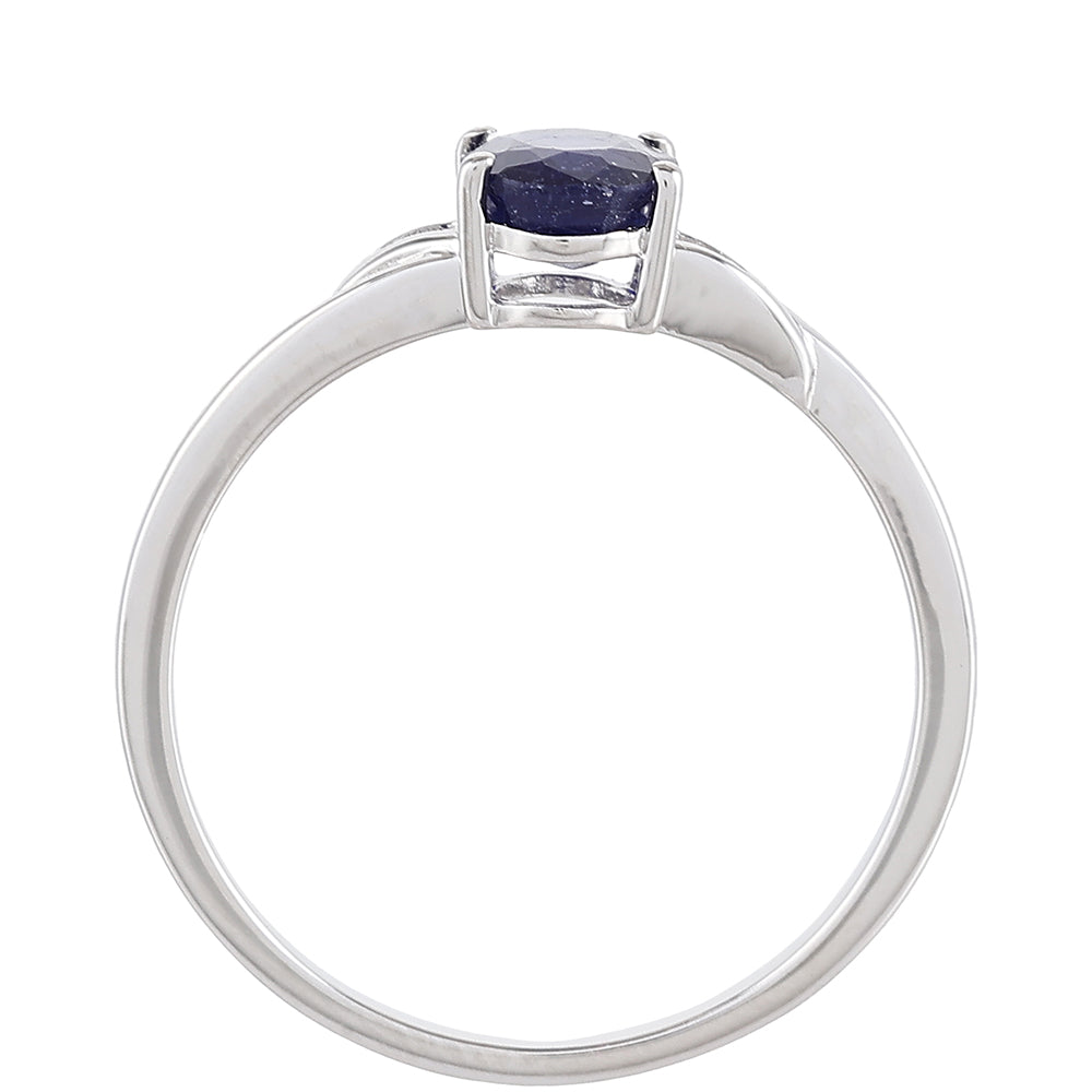 Anillo de Plata con Zafiro de Tailandia