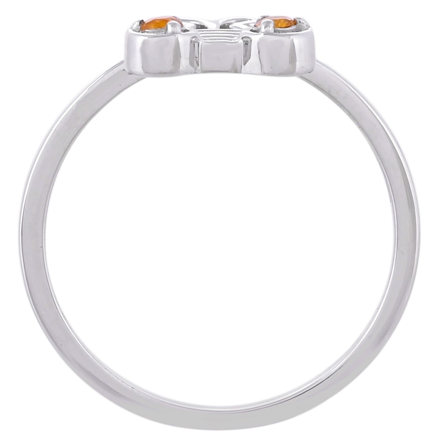 Anillo de Plata con Citrino