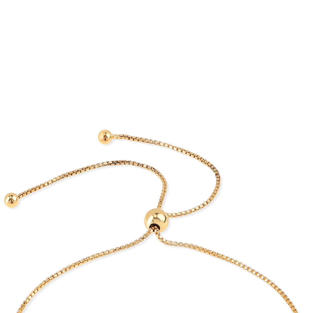 Pulsera de Plata Bañada en Oro con Rubí de Mozambique