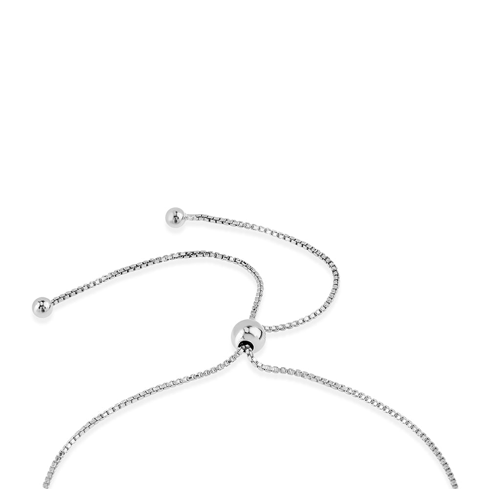 Pulsera de Plata con Grandidierita y Topacio Blanco