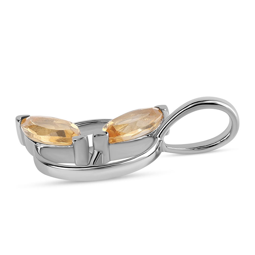 Colgante de Plata con AA Citrino de Brasil