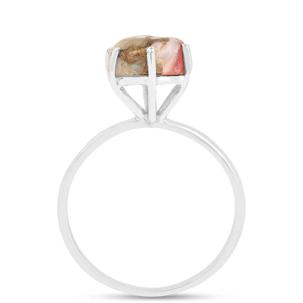 Anillo de Plata con Turquesa Ostra