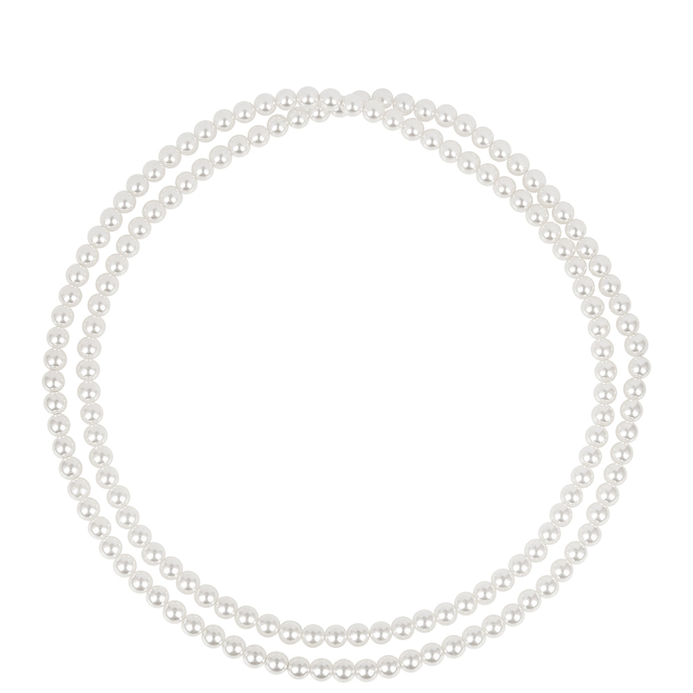 Collar de Plata Bañada en Oro con Perla de Agua Dulce Crema