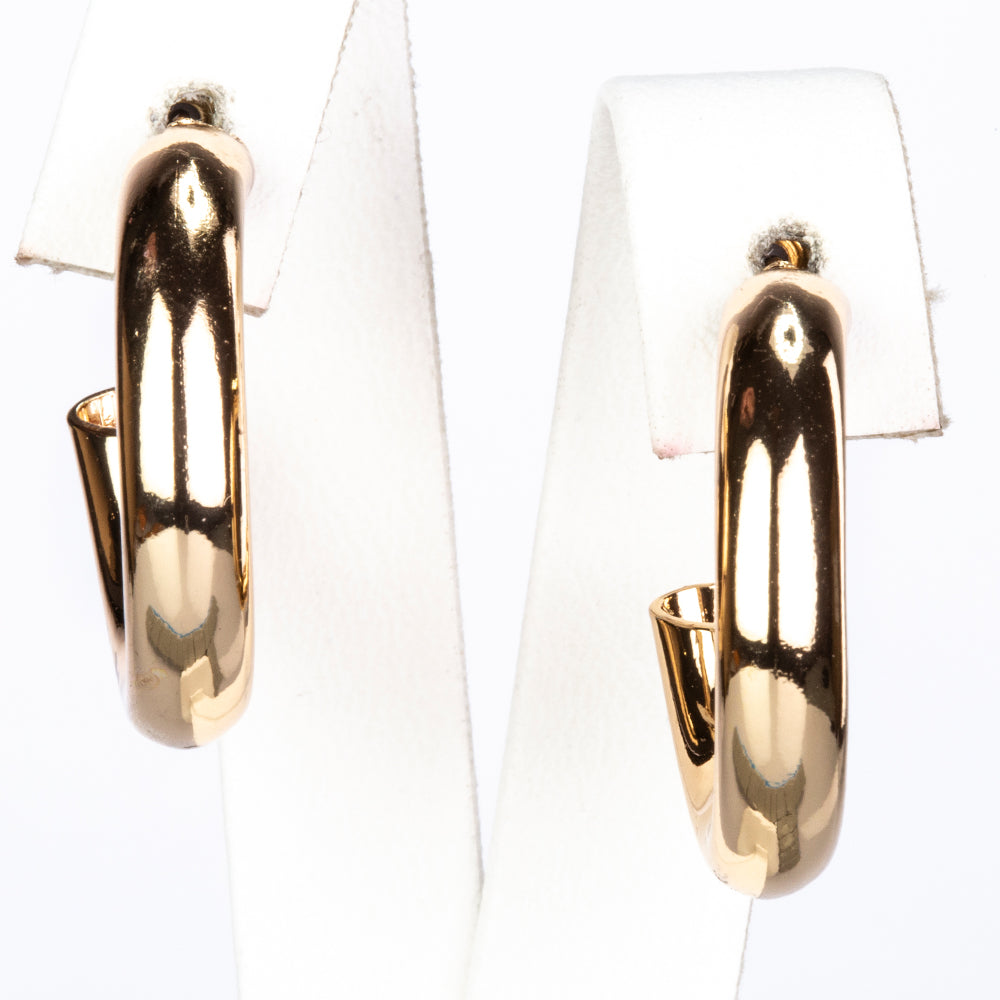 Conjunto de Aleación Bañado en Oro con Perla y Cristal Emporia® Blanco ( Pendientes )
