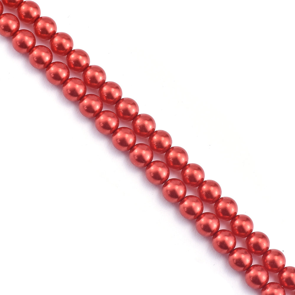 Pulsera de Plata Bañada en Oro con Perla roja de río