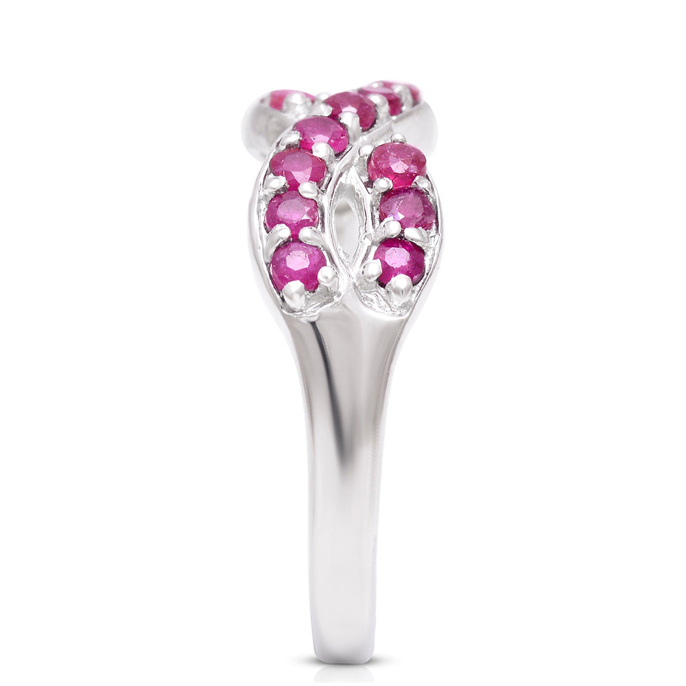 Anillo de Plata con Rubí de Madagascar