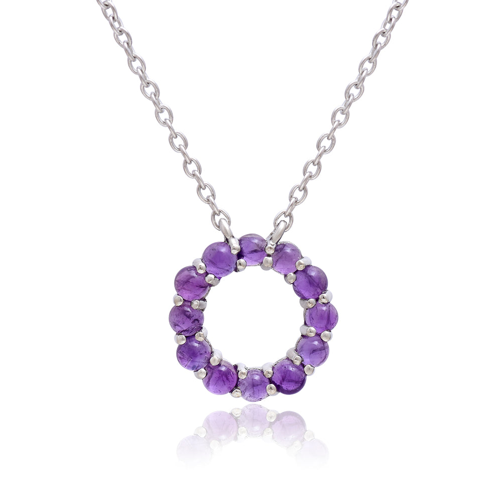 Colgante de Plata con Amatista de Marruecos