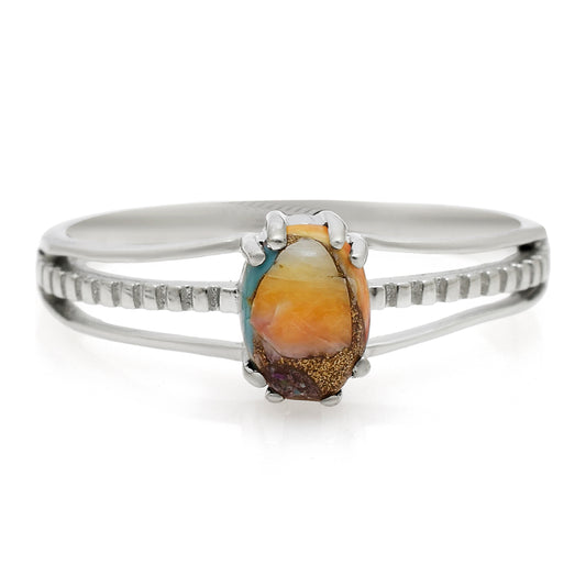 Anillo de Plata con Turquesa Ostra