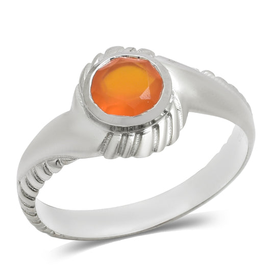 Anillo de Plata con Ágata Roja