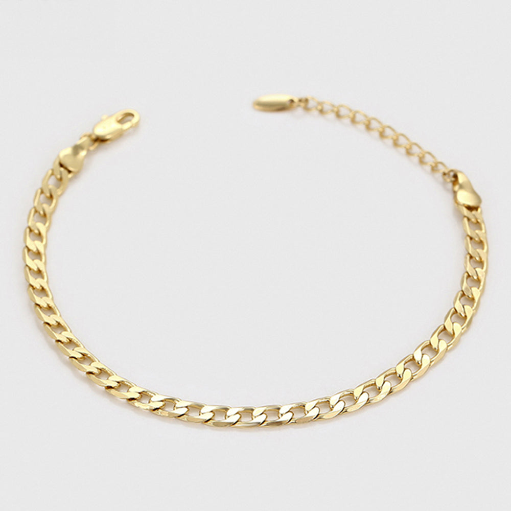 Pulsera de Aleación Bañado en Oro