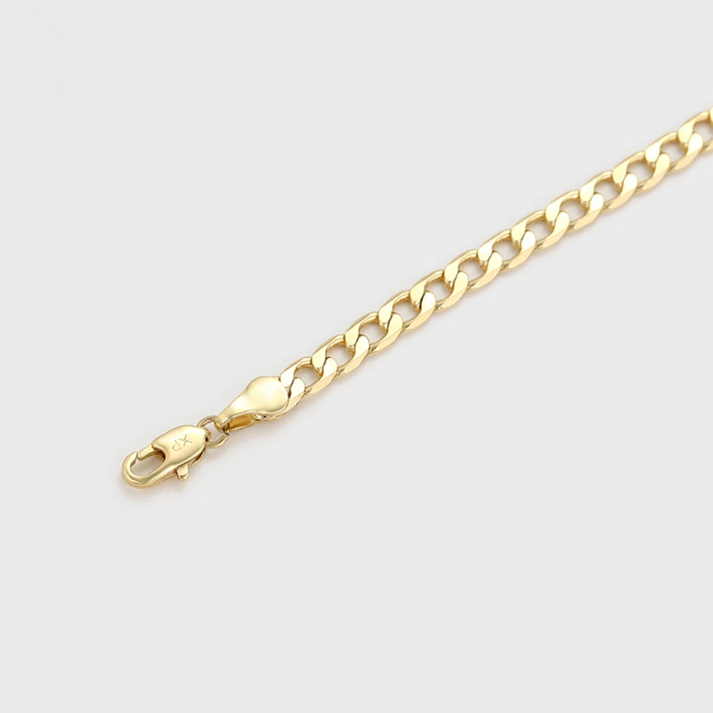 Pulsera de Aleación Bañado en Oro