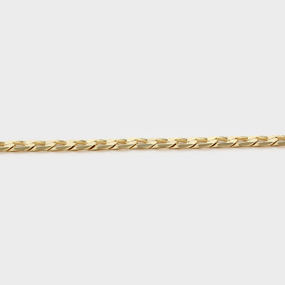 Pulsera de Aleación Bañado en Oro