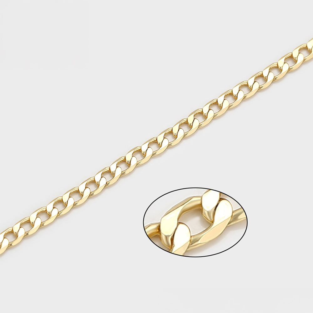 Pulsera de Aleación Bañado en Oro