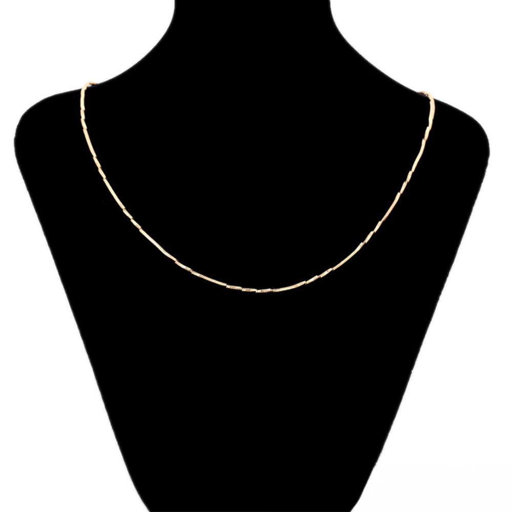 Cadena de Aleación Bañado en Oro ( Collar )