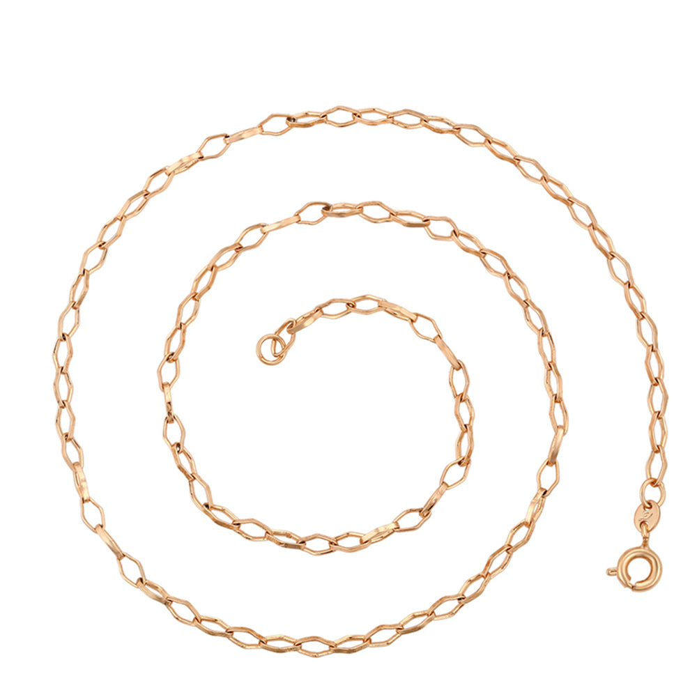 Cadena de Aleación Bañado en Oro ( Collar )