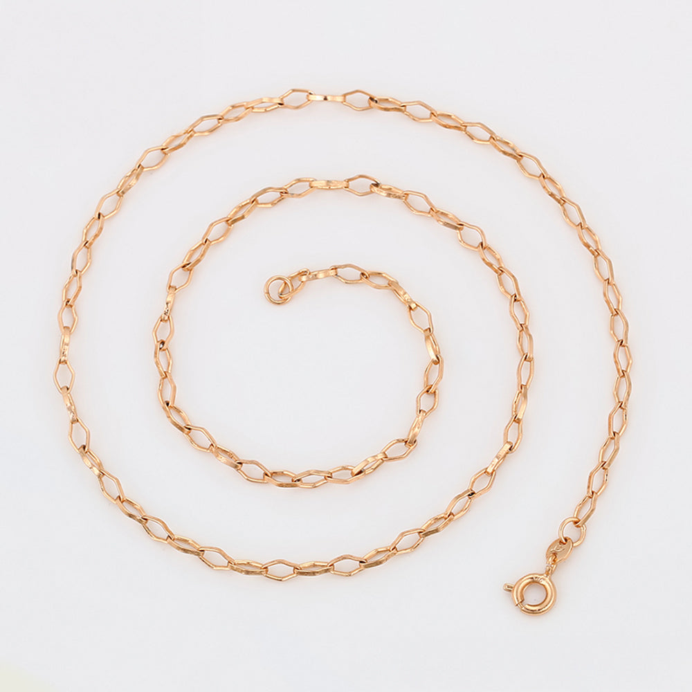 Cadena de Aleación Bañado en Oro ( Collar )