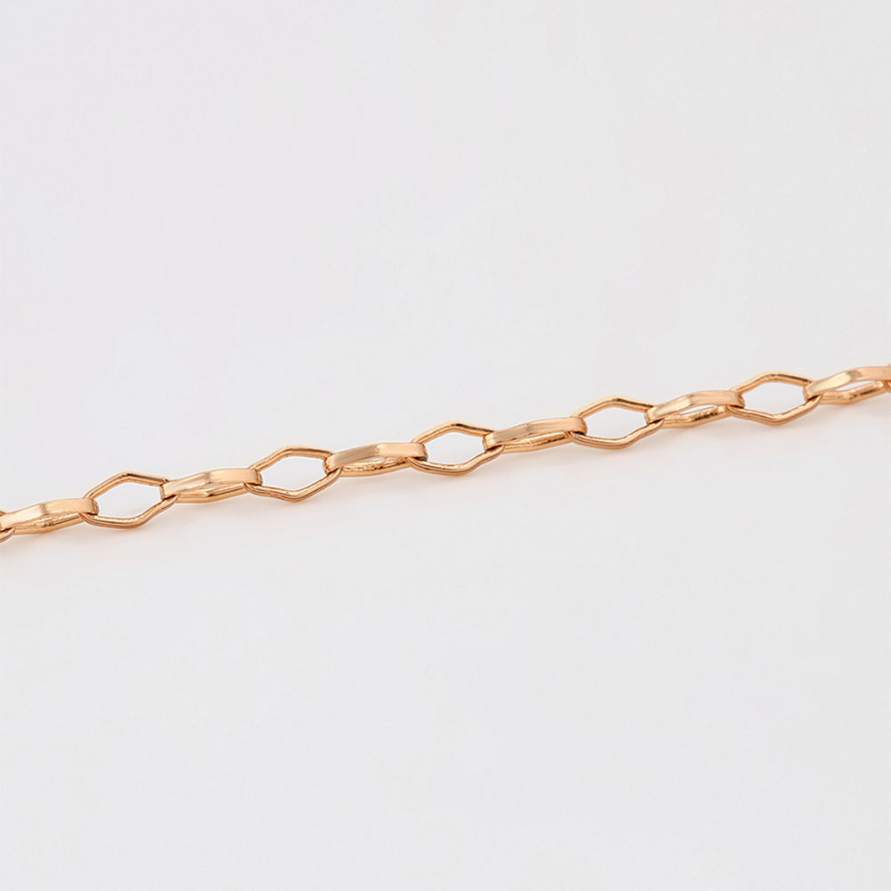 Cadena de Aleación Bañado en Oro ( Collar )