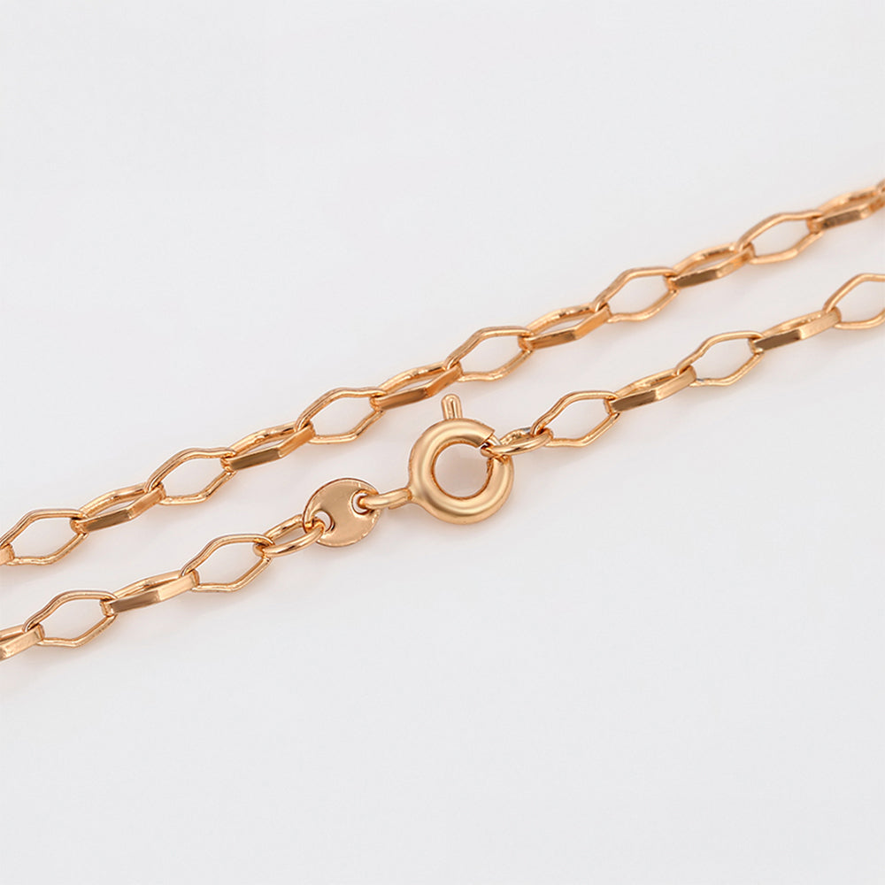 Cadena de Aleación Bañado en Oro ( Collar )