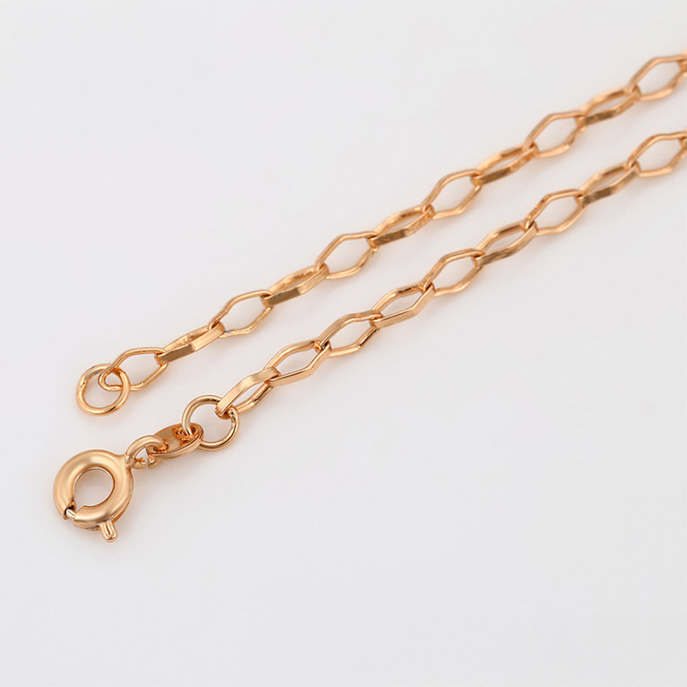 Cadena de Aleación Bañado en Oro ( Collar )