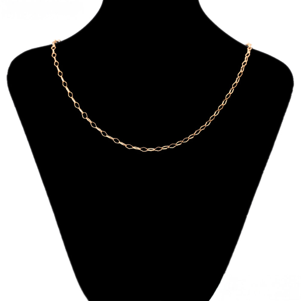 Cadena de Aleación Bañado en Oro ( Collar )