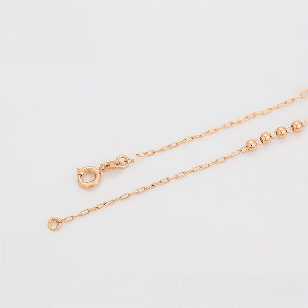 Cruz Collar de Aleación Bañado en Oro con Esmalte