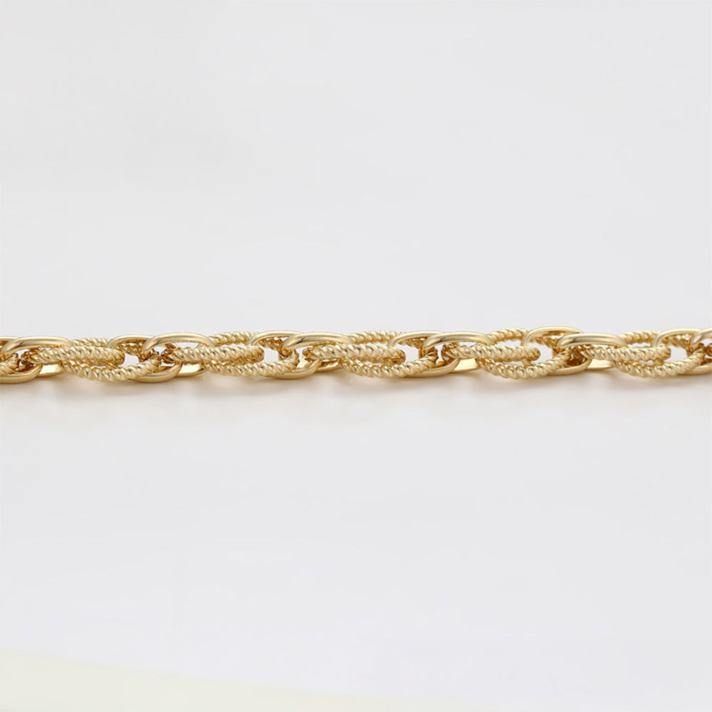 Pulsera de Aleación Bañado en Oro