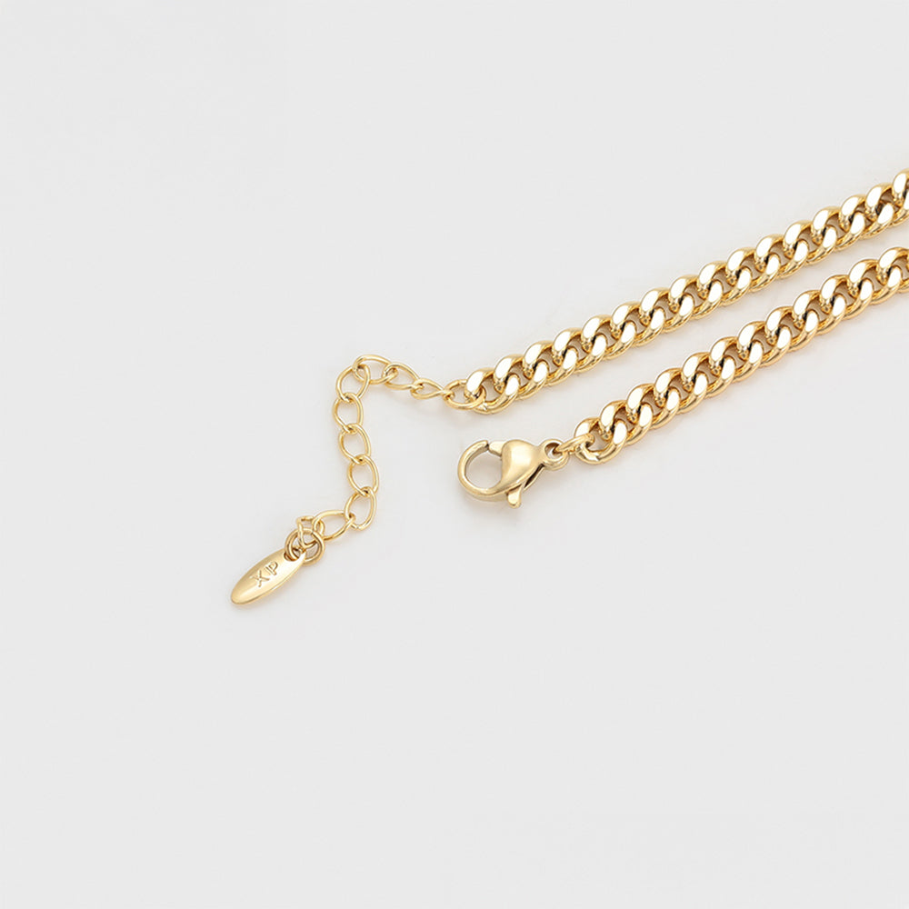 Pulsera de Aleación Bañado en Oro con Cristal Emporia® Amarillo y Cristal Emporia® Blanco