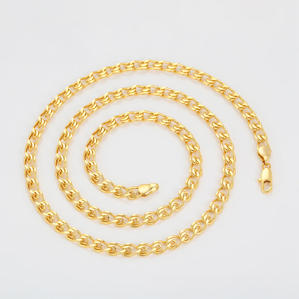 Collar de Aleación Bañado en Oro