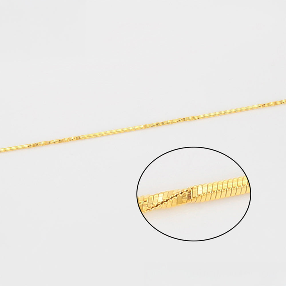 Collar de Aleación Bañado en Oro