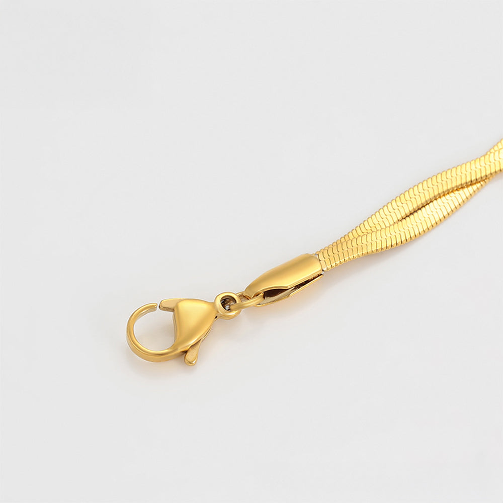 Collar de Aleación Bañado en Oro