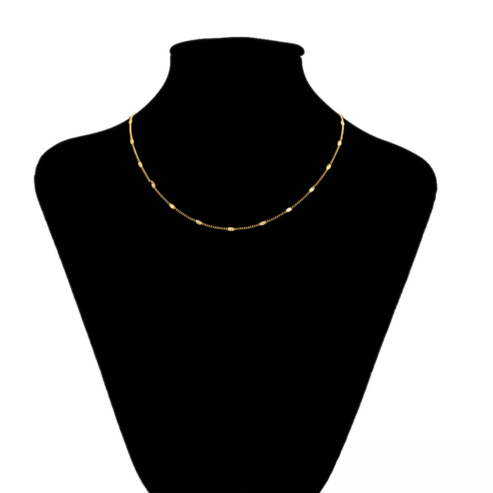 Collar de Aleación Bañado en Oro