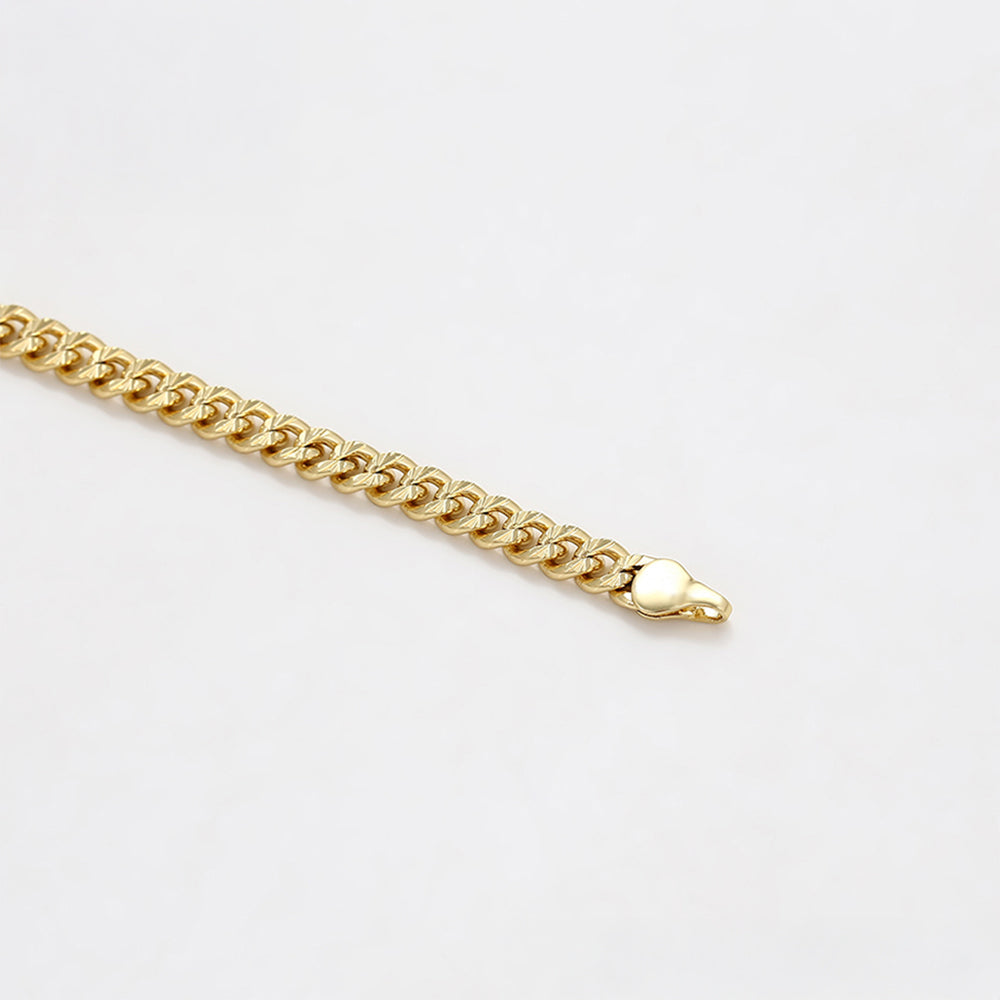 Pulsera de Aleación Bañado en Oro